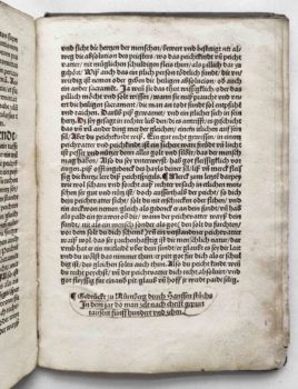 Beichtspiegel Mittelalter Postinkunabel Nürnberg 1510 Kolophon