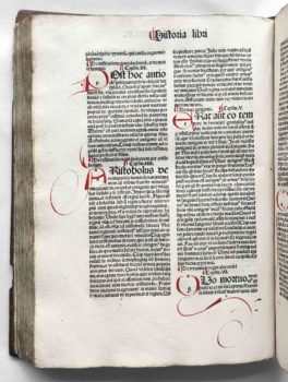 Petrus Comestor historia Scholastica Strassburg 1503 Initialen