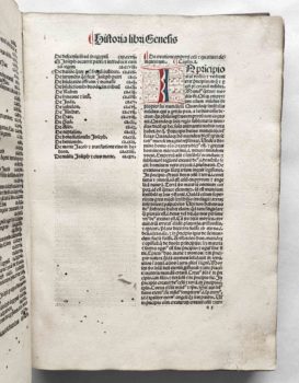Petrus Comestor Historia Scholastica Straßburg 1503 Initiale Textbeginn