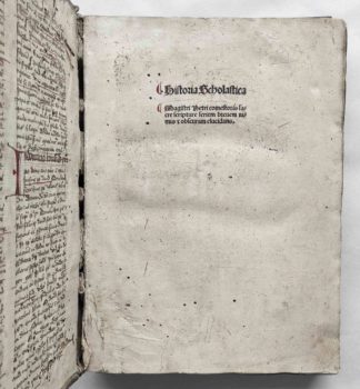 Petrus Comestor Historia Scholastica Straßburg 1503 Postinkunabel Titel