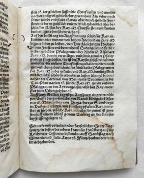 Johann Haselberg Reichstag Augsburg 1518 Fürstliche Hochzeit Festbuch Kolophon