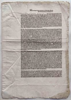 Kaiser Maximilian I. Reichstag Augsburg 1510 Postinkunabel Titel