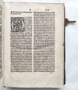 Stephan von Landskron Himelstrass Erbauungsliteratur Mittelalter Postinkunabel 1510 Textbeginn
