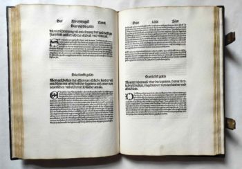 Nürnberg Stadtrecht Reformation Mittelalter Inkunabel Postinkunabel Rechtsbuch Jura Doppelseite