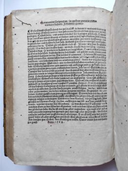 Foto Kolophon - Johann Geiler von Kaysersberg, 1479-1510 Prediger in Straßburg - Erste Buchausgabe mit deutschen Predigten.
