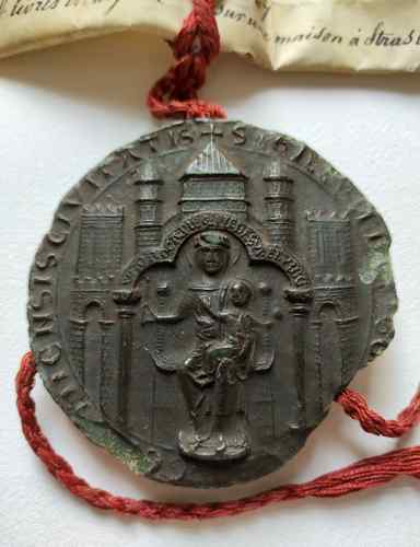 Siegel Stadt Straßburg 1367